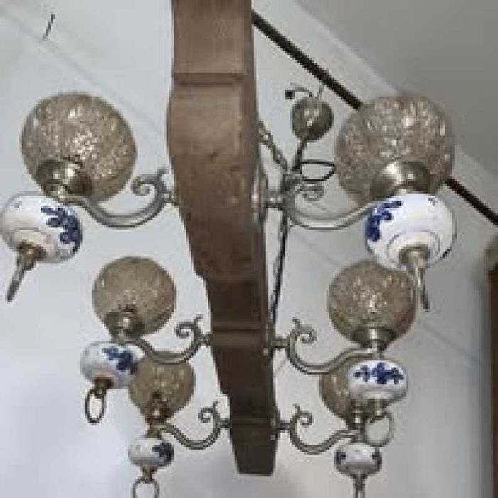 Candelabru decor terasa/filigorie/cabana