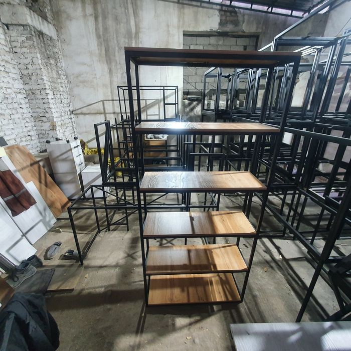 Стилаж книжни полка мега аксия