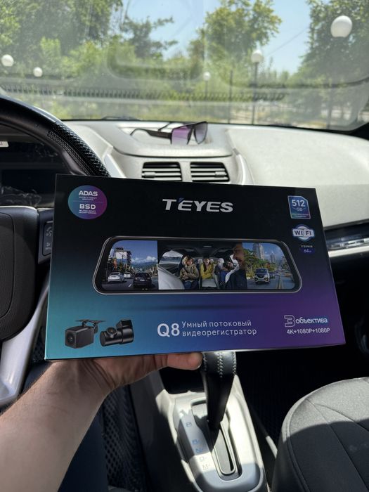 4K TEYES Q8 videoregistratori Wi-Fi 3 ta kamera