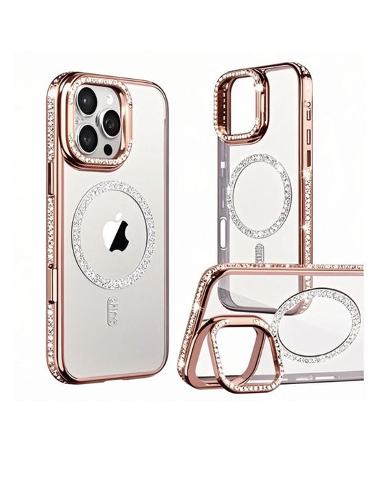 Iphone 16 16 PRO 16 PRO MAX - Husa Magsafe Rock Lucioasa Folie Safe