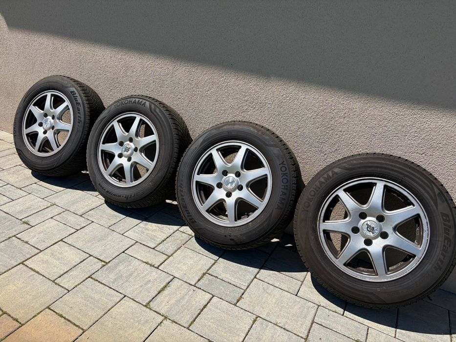 Set jante aliaj + anvelope iarna Yokohama 195/65/R15 – VW / Audi / Skoda / Seat