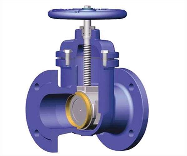 Задвижка чугунная.