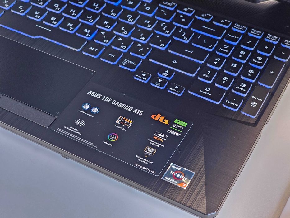 ПРОДАМ Asus TUF A15 Игровой Ноутбук Ryzen™7-7435HS/8GB/512SSD/RTX2050.