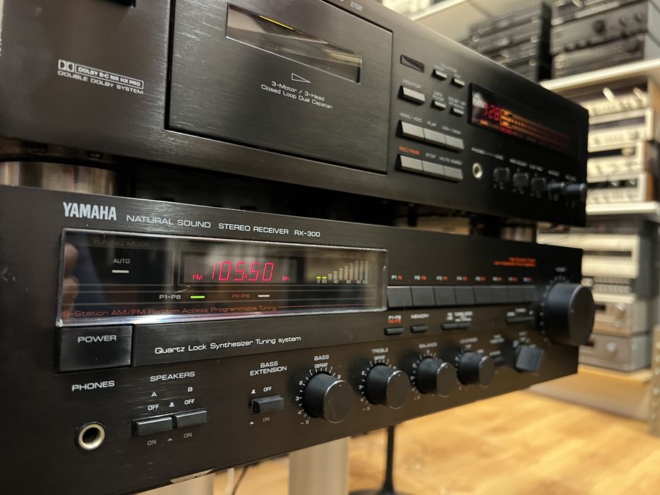 Deck Yamaha KX-650 RS 3 head si Amplificator/Receiver Yamaha RX-300