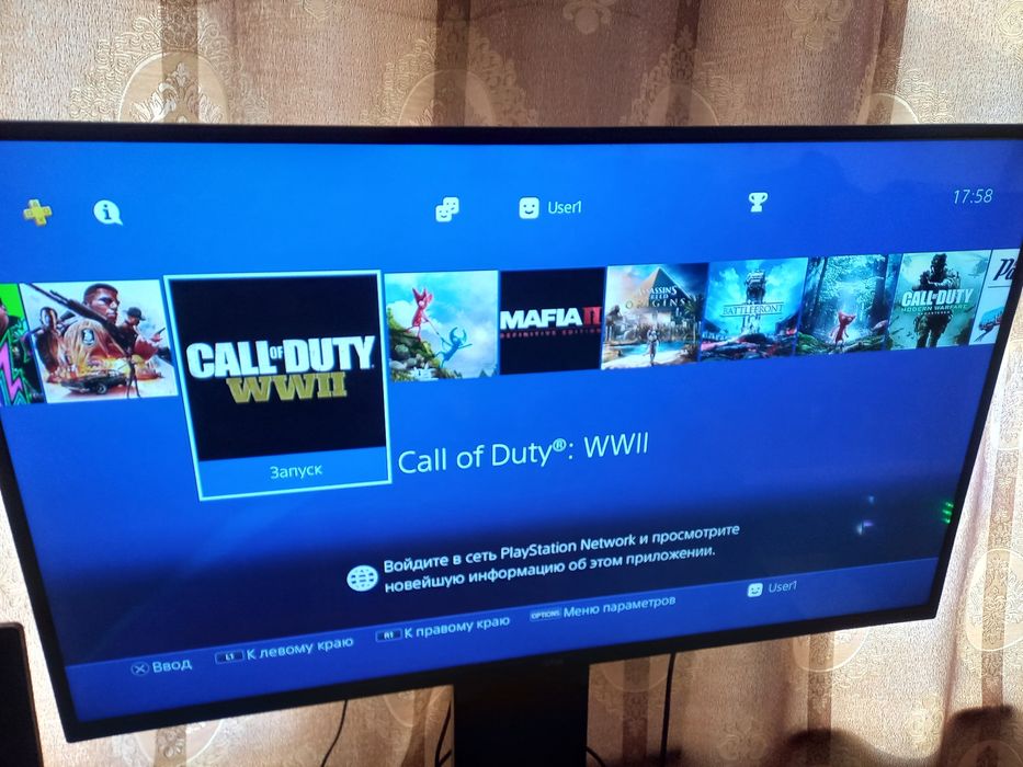 PS4 tiniq 1TB hotirasi o'yinlar yozigan yangi djoystik bor plombasi bo