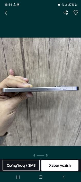 Iphone 15 pro natural titanium 128 GB Yonkisi 90%
