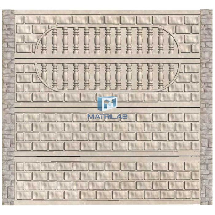 Matrite gard 100 lei panouri 3D forme stalpi piatra decorativa cruci