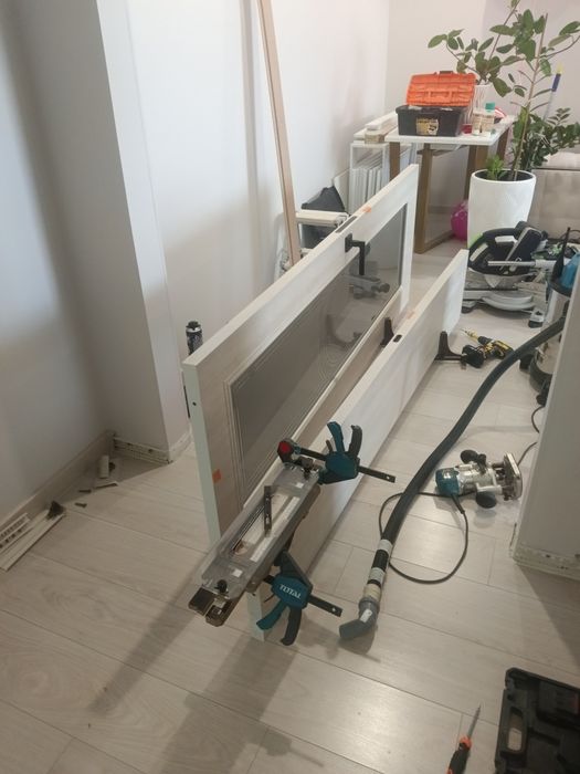 Установка двери межкомат