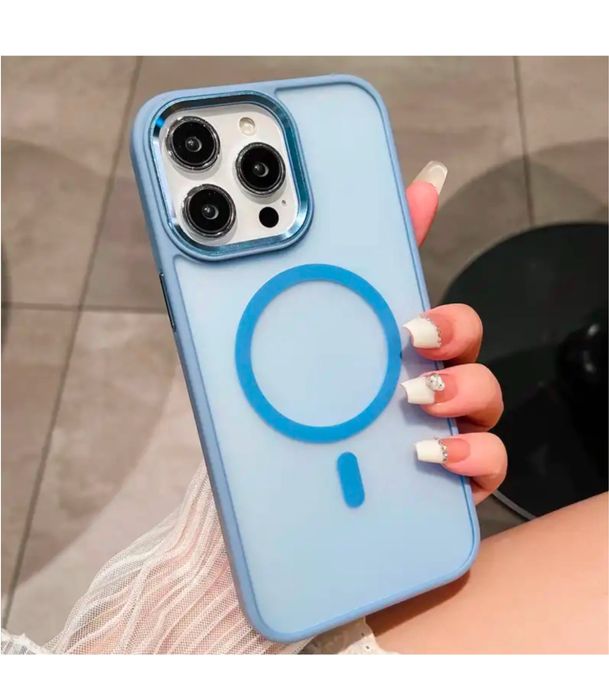 Iphone 16/16 PRO/16 PLUS/16 PRO MAX Husa G CASE Magsafe Spate Fumuriu