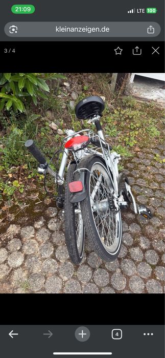 Vând bicicletǎ pliabilǎ cyco