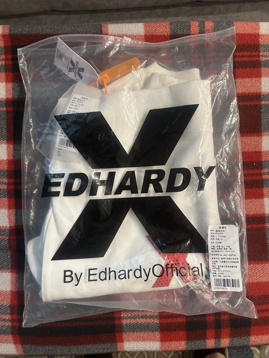 Свитшот Ed Hardy Tiger белый