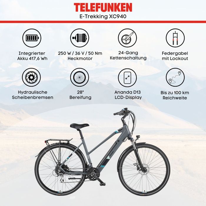 Продава Ел. Велосипед Telefunken