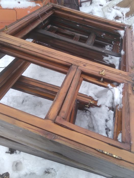 деревянные оконные блоки новые