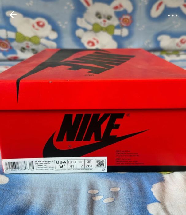 Jordan 1 high OG Versity Red