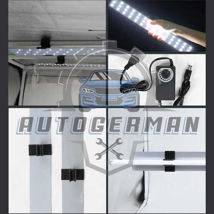 Професионална фото кутия 100см фотобокс комплект с осветление 3 фона