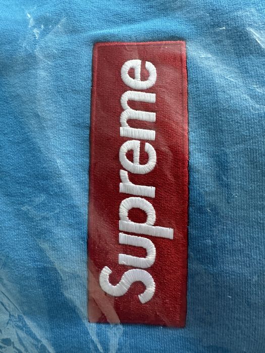 Hanorac Supreme box logo FW25 teal XL