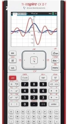 Texas Instruments TI-Nspire CX II-T | цифров калкулатор, E/D/I/NL/P/F, батерия, USB, софтуер