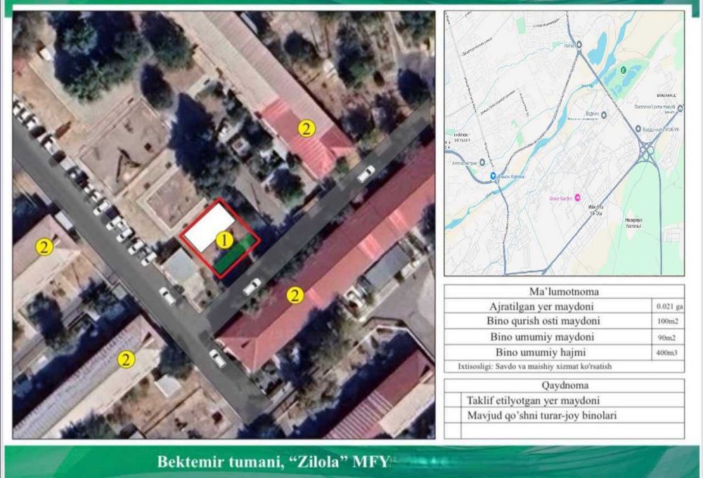 Продается Земельный Участок, Бектемир, Водник 2,1 сотих