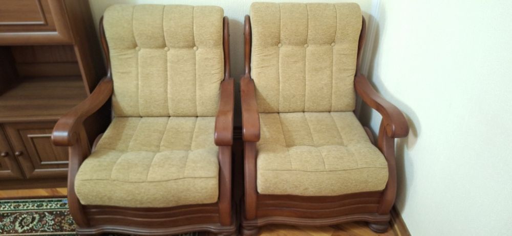 Диван и кресло.Ортопед.Орех.Качество