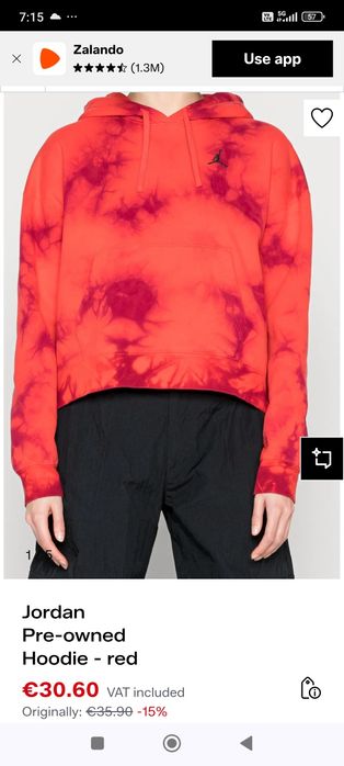 Худи Jordan размер S