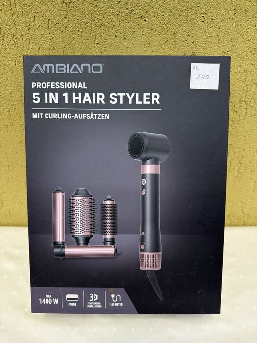 Uscător de păr 5in1 Ambiano, 1500W, mai multe culori, nou