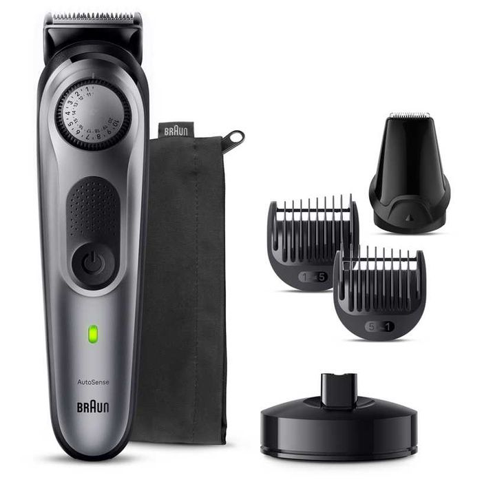ПРОМО Нов Тример за Коса и Брада Braun Beard Trimmer Series 7 Гаранция