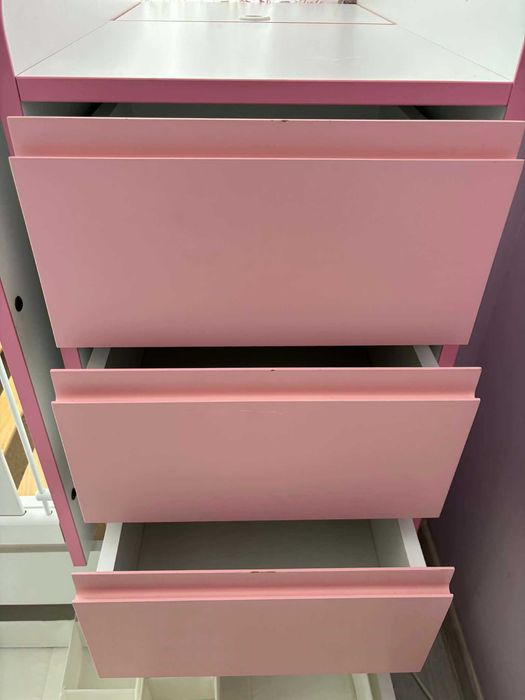 Дървена кошара Dizain Baby Luna 65/110 + Матрак