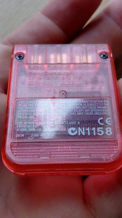 Memory Card Sony original PlayStation 1 – Made in Japan