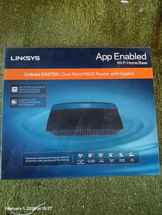 Router Wireless Linksys EA2700, Smart WiFi N 600 Mbps