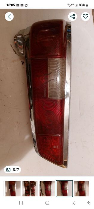 lampa stop Mercedes w110 w111