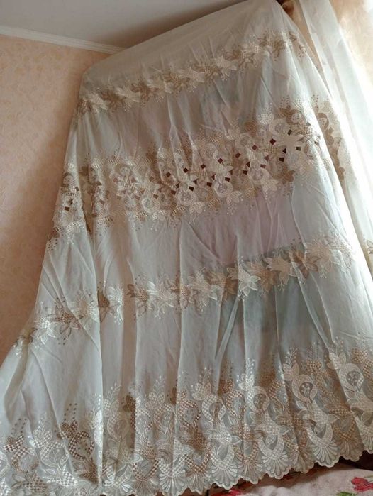 Тюль с рисункоом