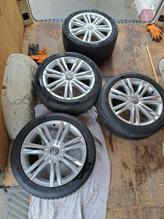 Jante vw 245/45 R17  cu anvelope