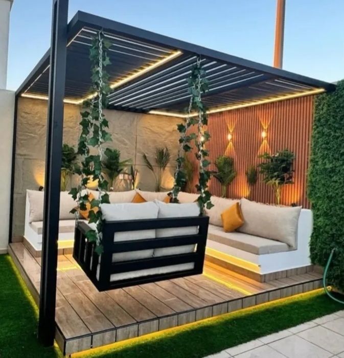 Беседки, тапчан, барбекю зоны!