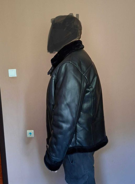 Оригинално Кожено зимно яке на "Alpha Industries® "