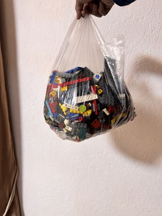 Большой пакет лего деталей