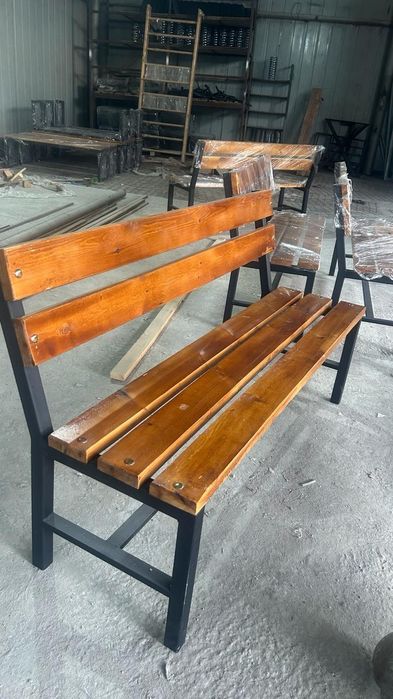 Скамейка  без спинки, со  спинки