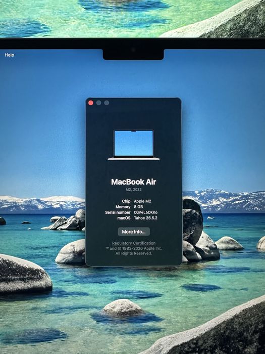 Macbook Air M2 8/256gb