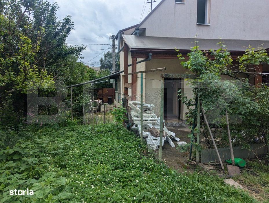 Casa renovabila/demolabila, teren 481 mp, 2 fronturi, zona Intre Lacur