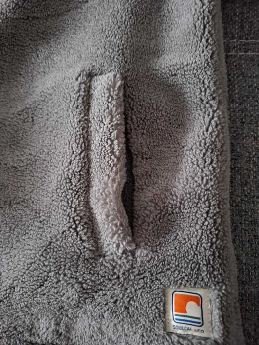 Jacheta cu glugă Soul Cal Sherpa femei - L (40) - NOUA