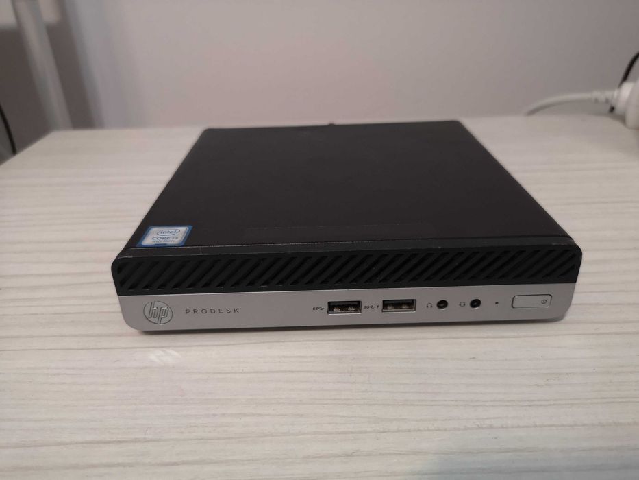 HP ProDesk 400 G5 Mini PC, Intel Core i3-9100T 3.10 - 3.70GHz, 8GB DDR4, 256GB M.2 NVMe