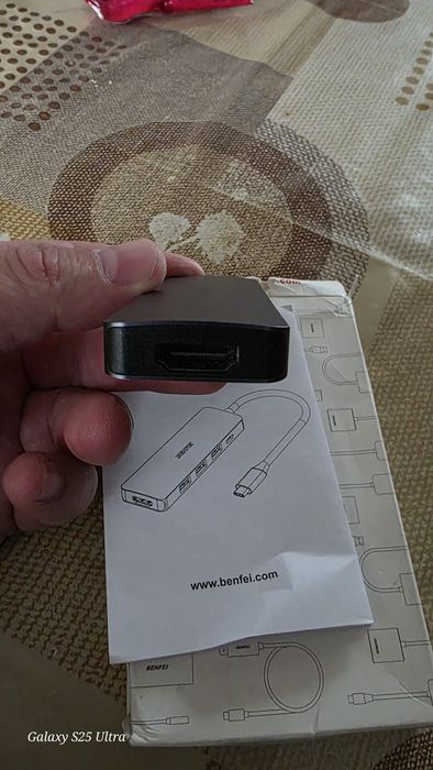 BENFEI 5в1 USB C хъб с 4K HDMI, 3 USB-A, 100W