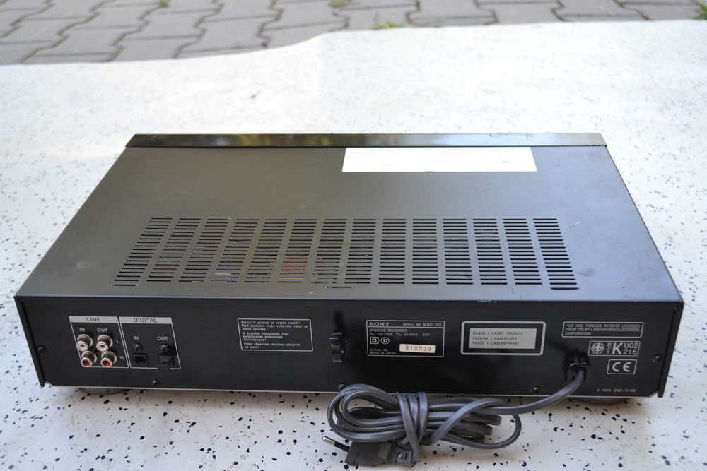 Minidisc Sony MDS-302 DEFECT