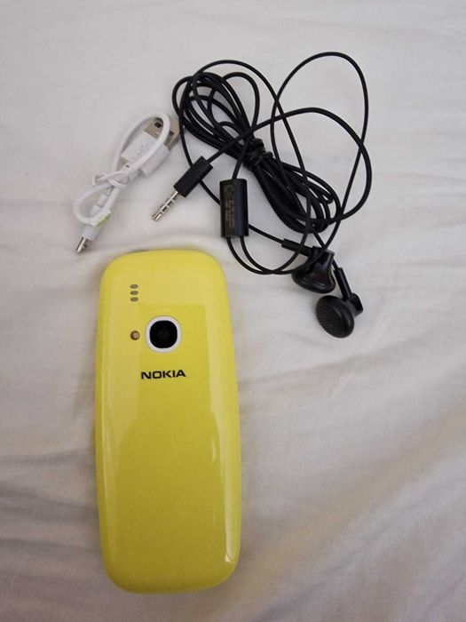 Мобилен телефон Nokia 3310 4G жълт отключен пълен комплект