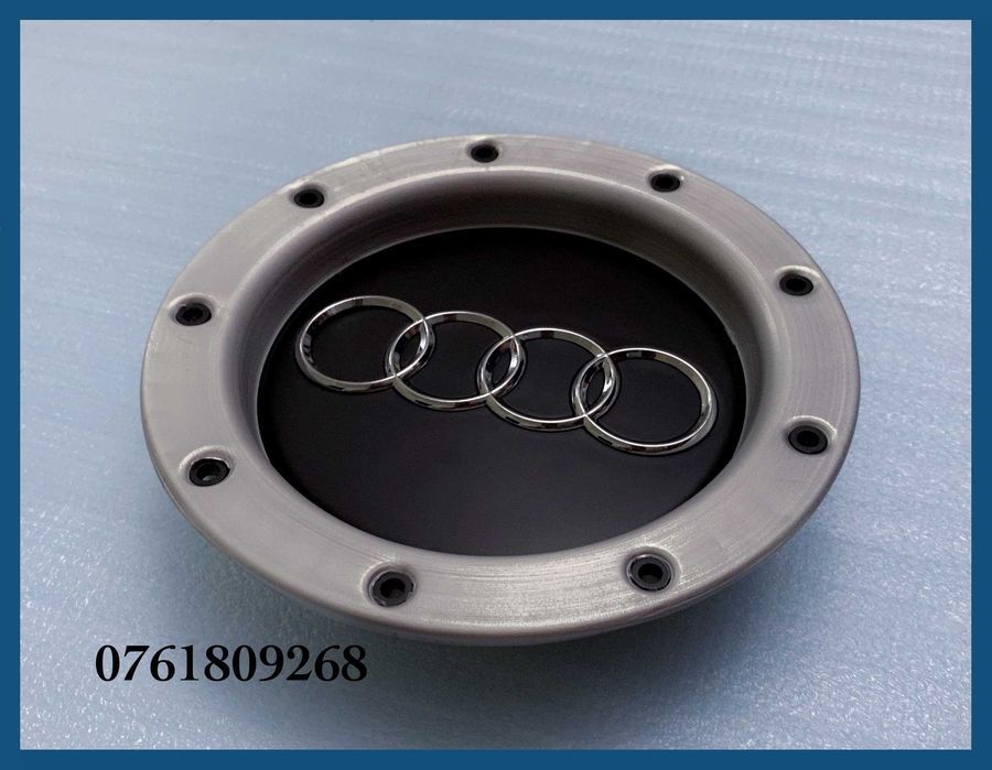 Capac negru 146mm 8D0601165K jante aliaj Audi A2 A3 A4 A6 A8 TT