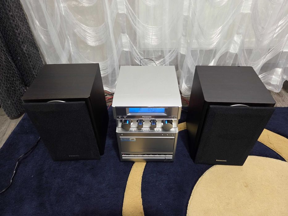 Minicombină Panasonic SA-PM20 + boxe SB-PM20, combina audio retro