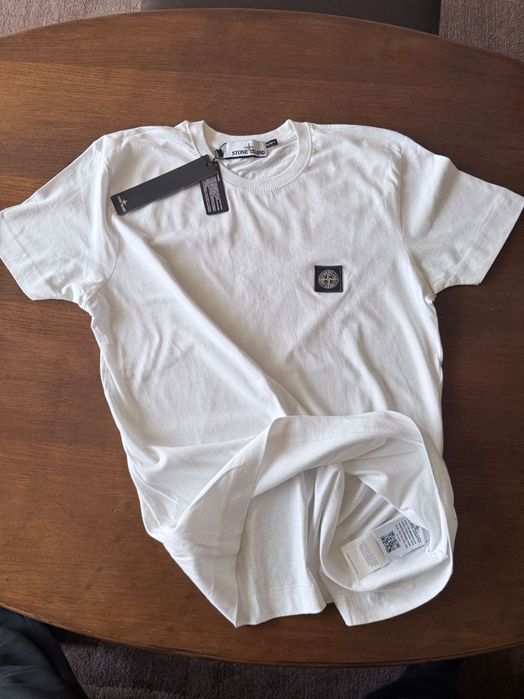 Оригинална тениска Stone Island бяла