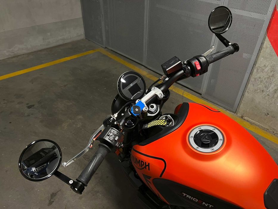 Triumph Trident 660 - Revizie la Triumph Bucuresti - Cu Accesorii