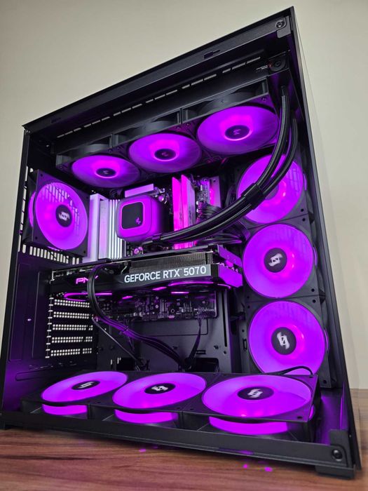 Геймърски компютър - Нов | Ryzen 7 7800X3D | RТX 5070 | DDR5 RAM | SSD NVMe