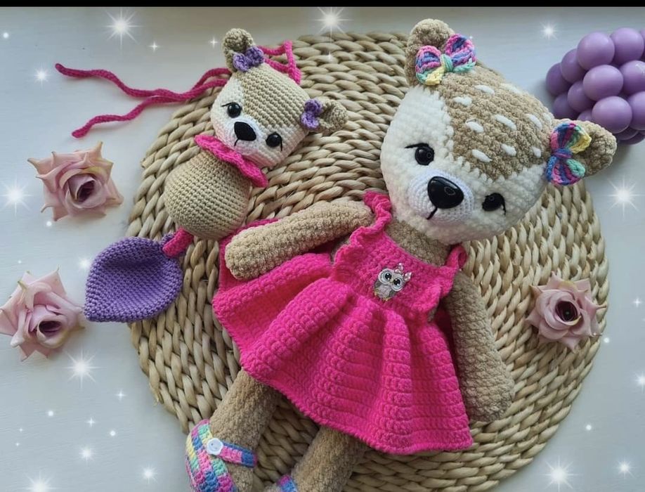 Плетени играчки на една кука