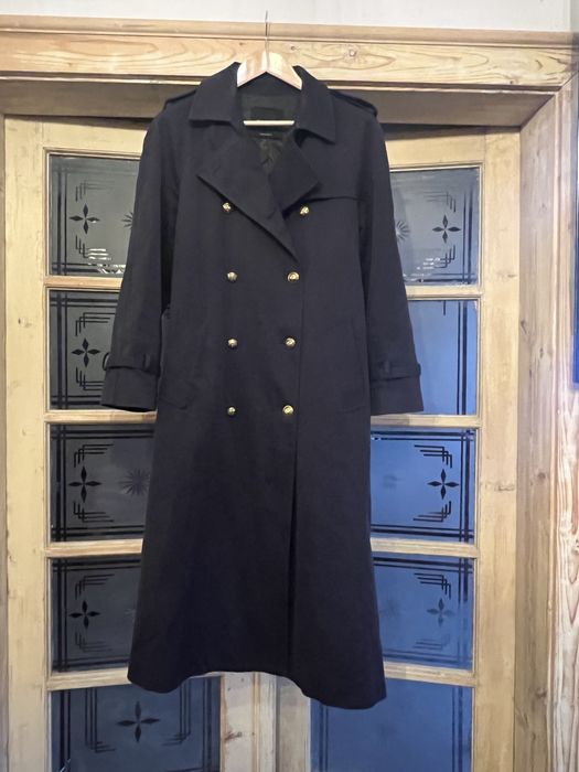 Vand trenci dama bleumarin Massimo Dutti